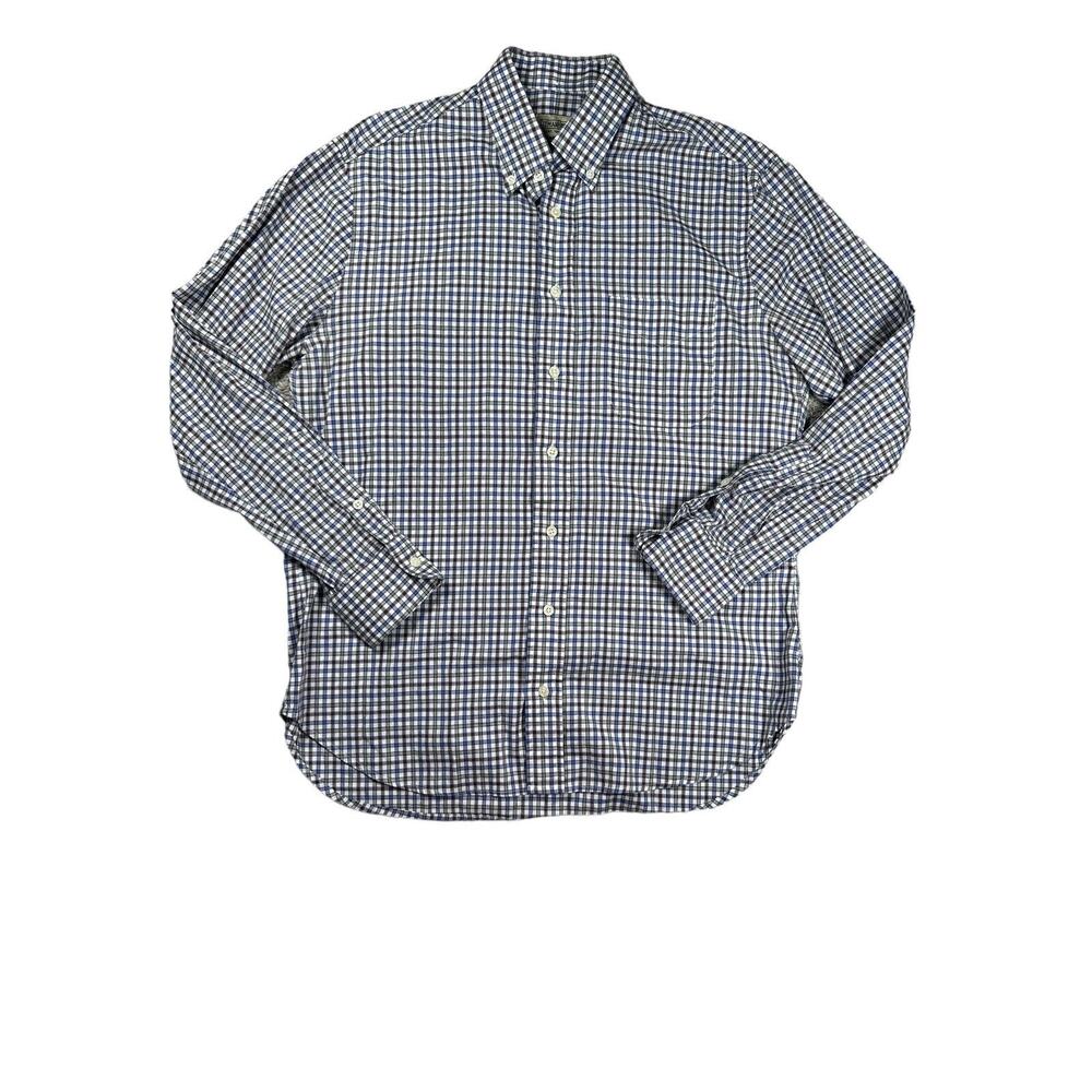 Gitman Bros Button Down Mens Size Large Checkered… - image 1